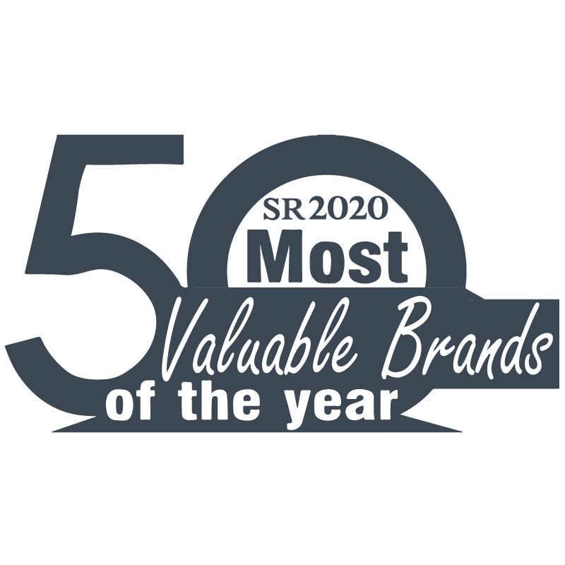 50 most valuable brands award 2020
